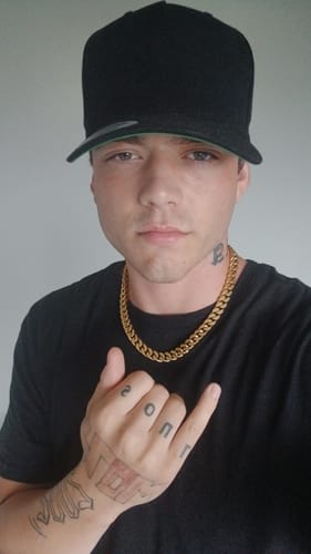 Customer photo review of 18k Gold Clasp Cuban Chain