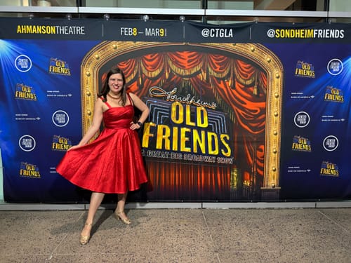 Customer photo review of Jawbreaker Swing Dress in Red Sparkle Laminate - Vixen by Micheline Pitt