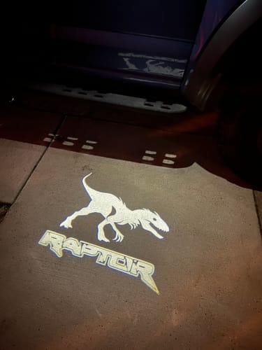 Customer photo review of LED Side Mirror Projector Puddle Welcome Lights for Ford F150 RAPTOR 2015-2025