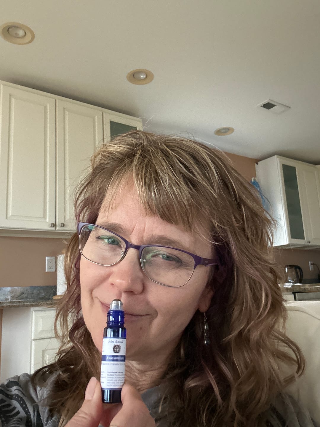 Customer photo review of Awesomism - Calm, Balance & Presence Roll-On 10mL