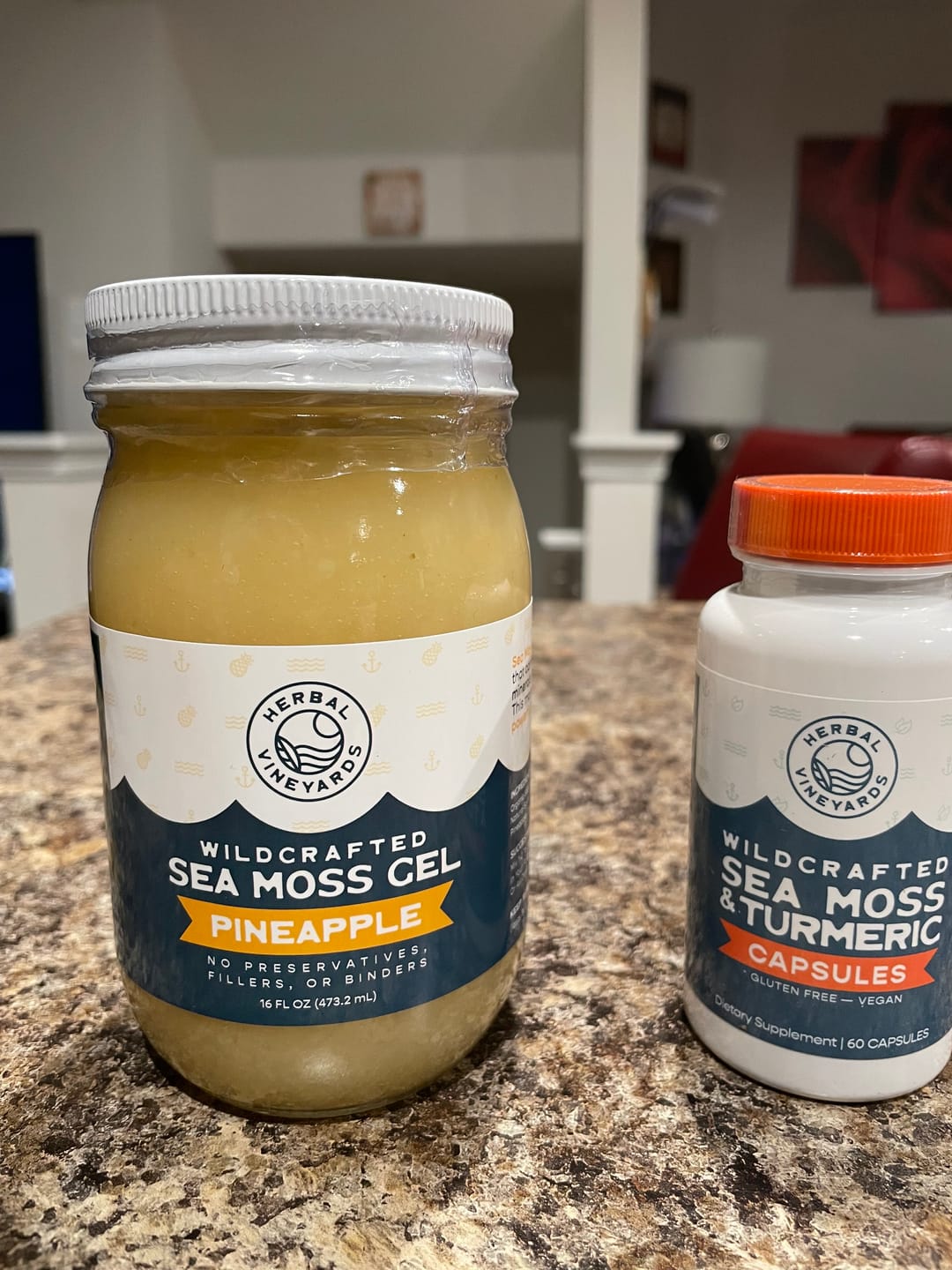 Customer photo review of EXCLUSIVE PINEAPPLE SEA MOSS GEL