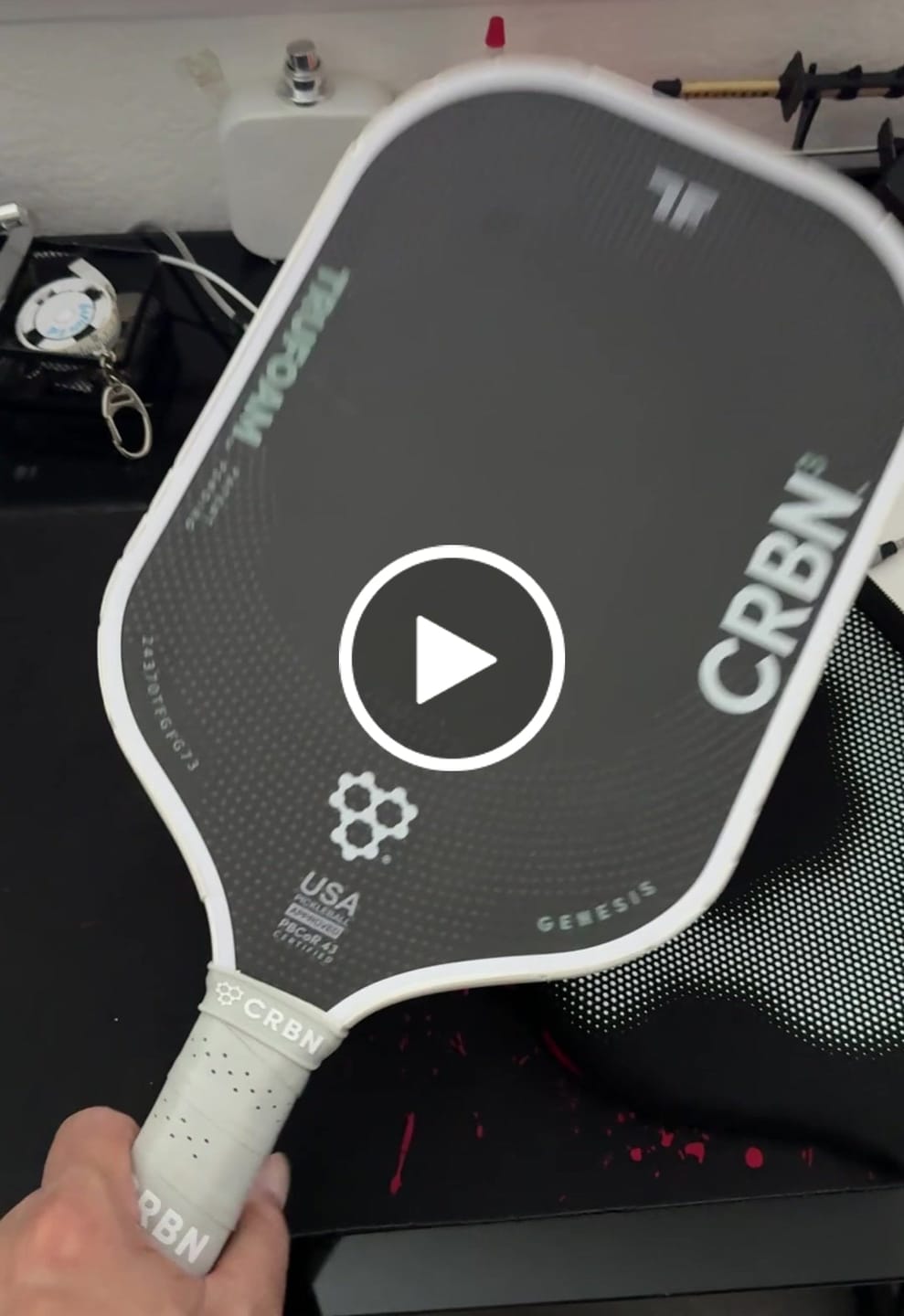 Customer video review of CRBN 3 TruFoam Genesis (Hybrid Shape) Pickleball Paddle