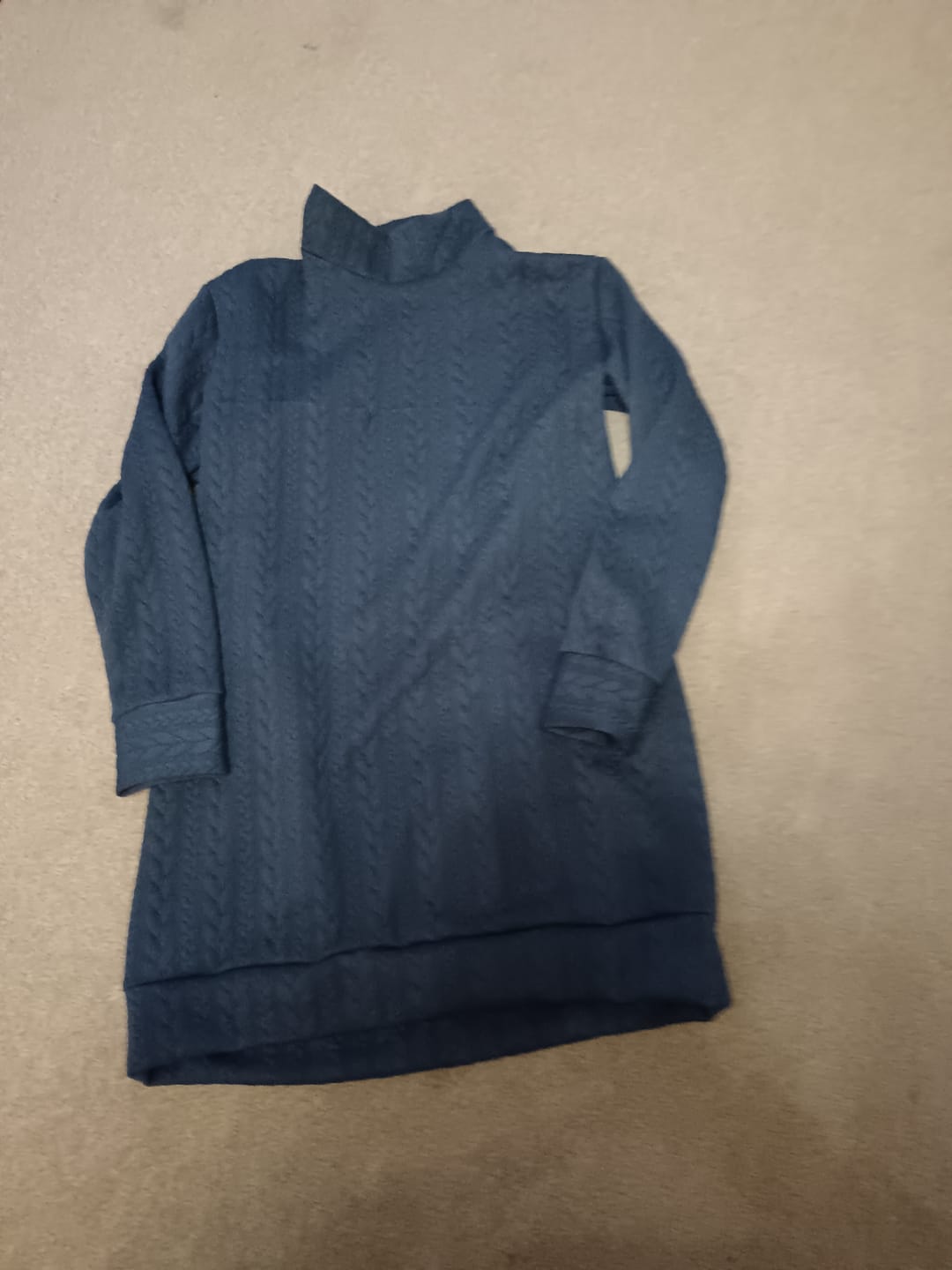Customer photo review of Cable Knit Jersey Fabric
