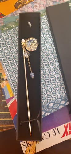 Customer photo review of Kanzashi Japonais Temari Bleu
