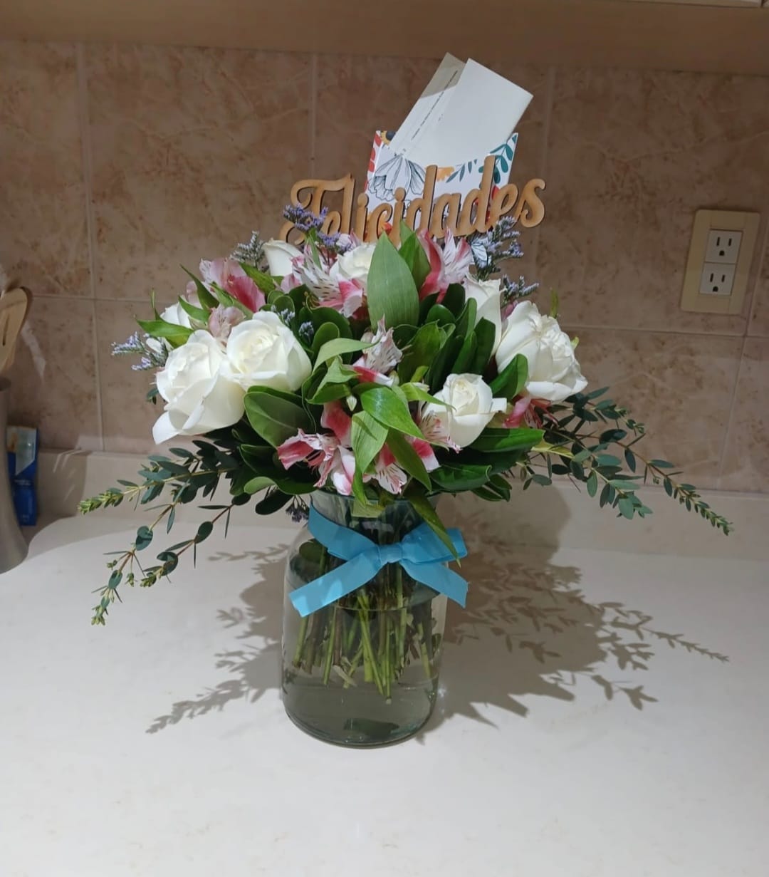 Customer photo review of Himalaya - Rosa Blanca y Astromelia Rosa