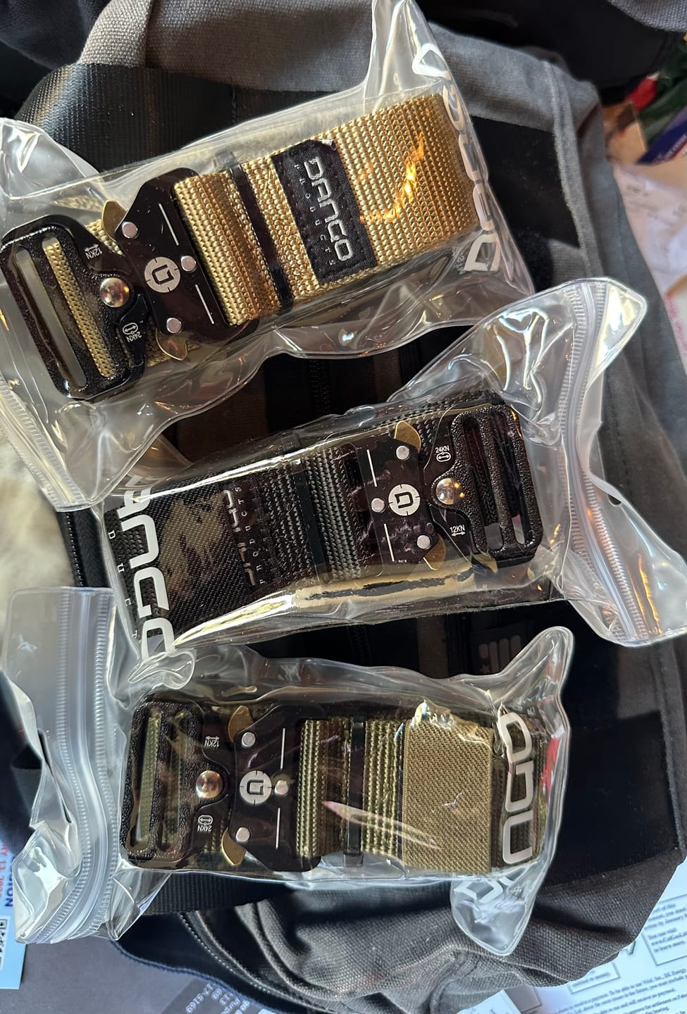 Customer photo review of DANGO SPEC-OPS BELT BUNDLE - ALL 3 COLORS