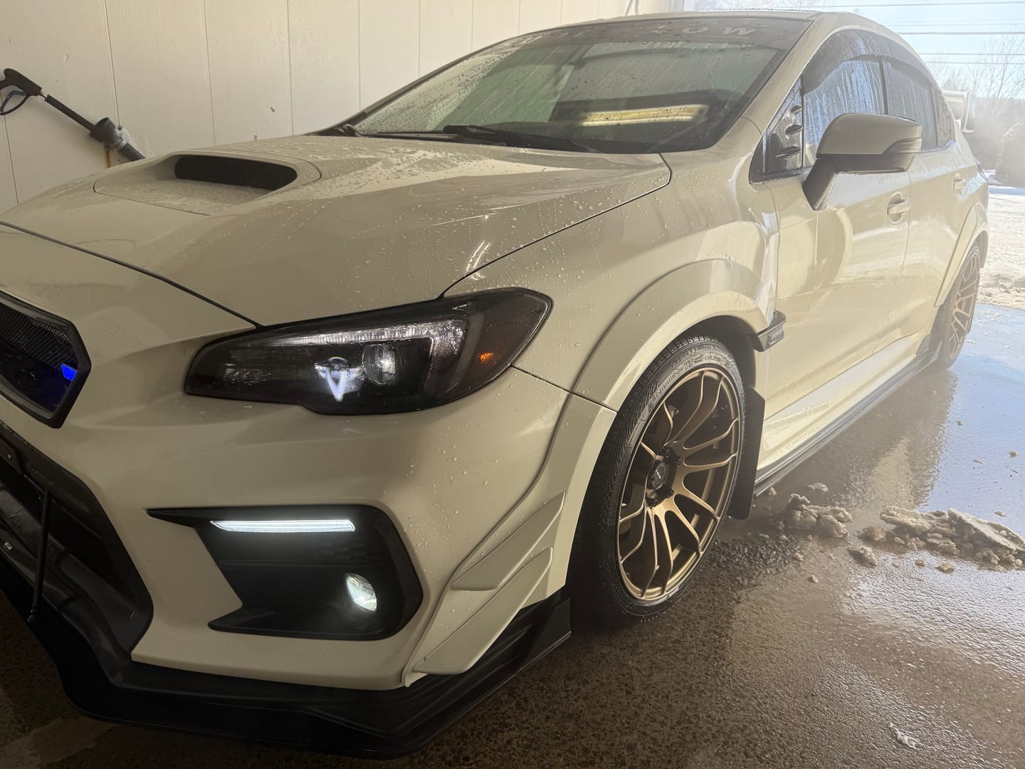 Customer photo review of Reverse Cut Windshield Banners