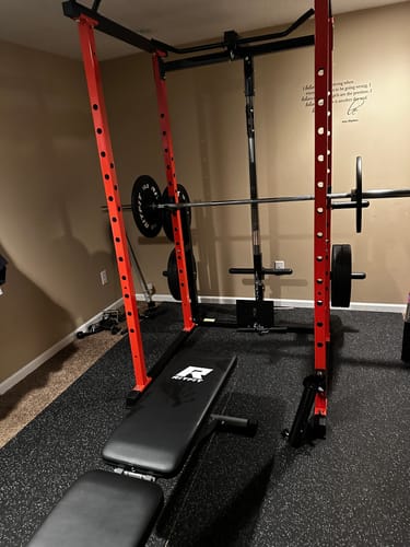 Customer photo review of RitFit PPC02 Power Cage Home Gym Package with Optional LAT PullDown Attachment