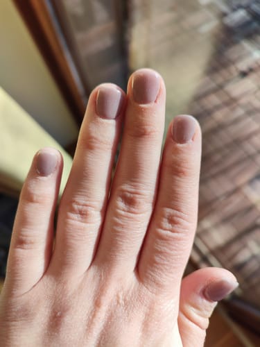 Customer photo review of Autumn Tea Gold Dipping Powder