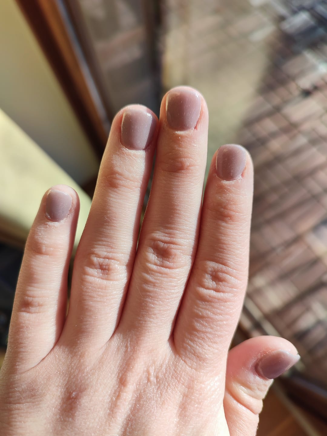 Customer photo review of Autumn Tea Gold Dipping Powder