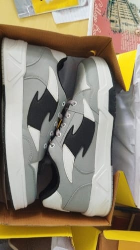 Customer photo review of ROSCO Pebble Grey Men's casual sneaker