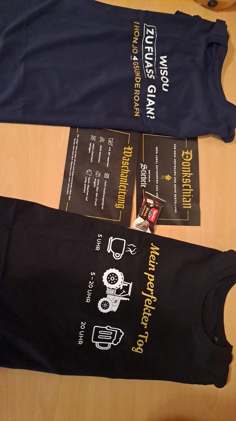 Customer photo review of Mein perfekter Tog - Unisex Shirt Premium