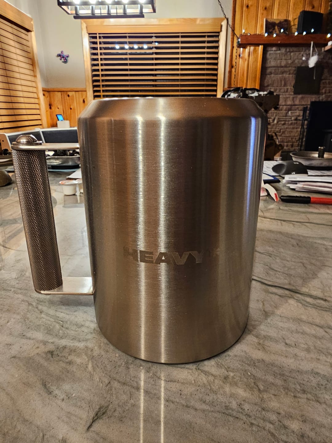 Customer photo review of Heavy* Mug | The World's Heaviest Mug