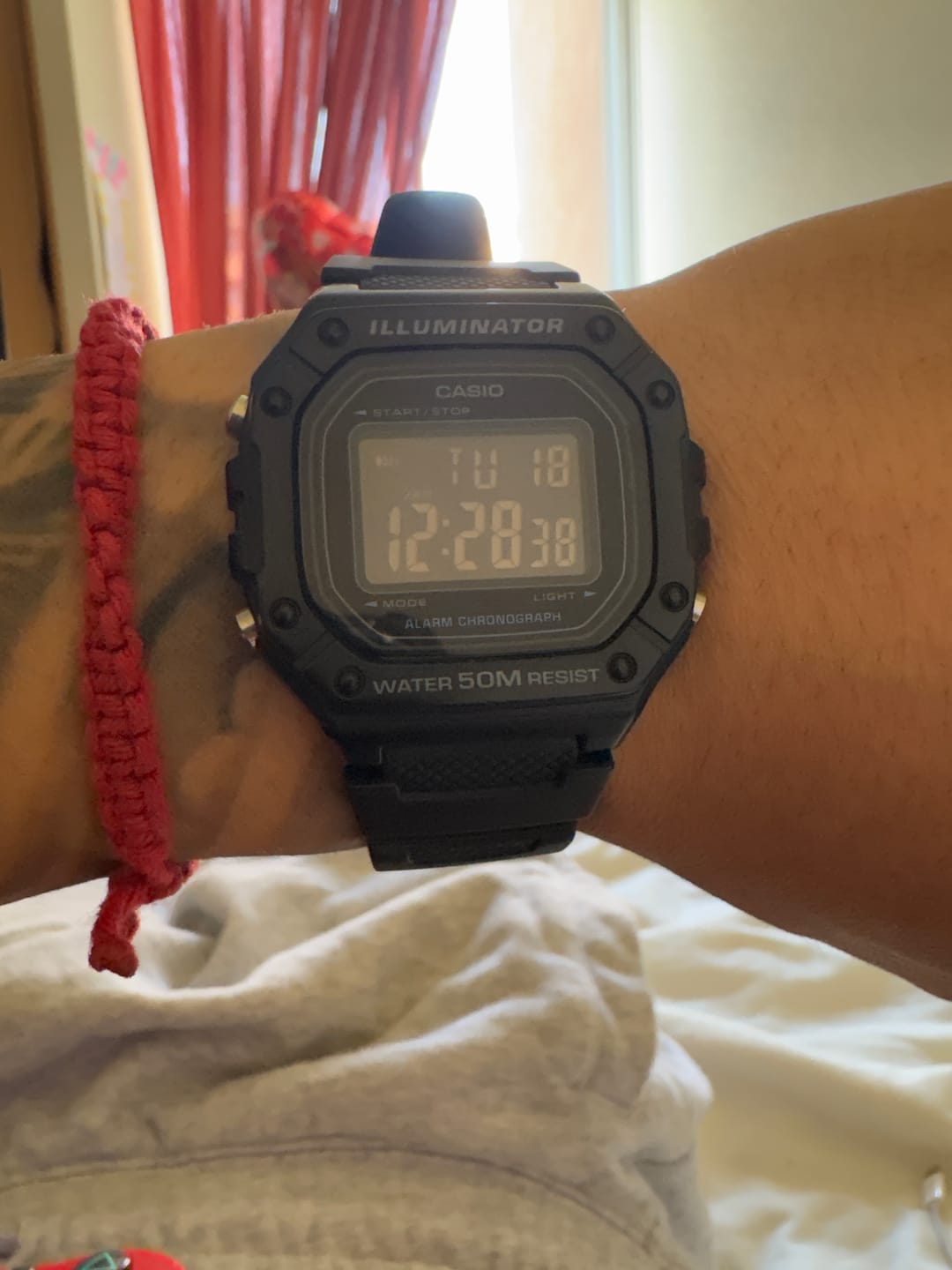 Customer photo review of Reloj Casio Vintage W-218H-1BVDF Pantalla Negativa