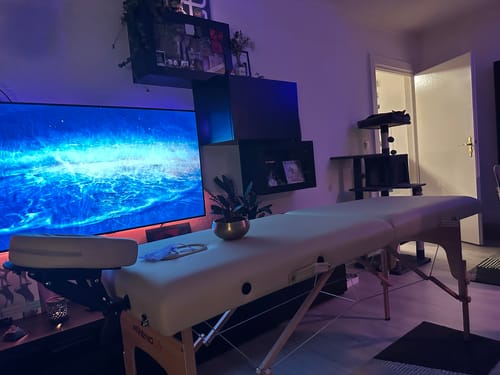 Customer photo review of Massageliege Klappbar Sofia Light | Kosmetikliege