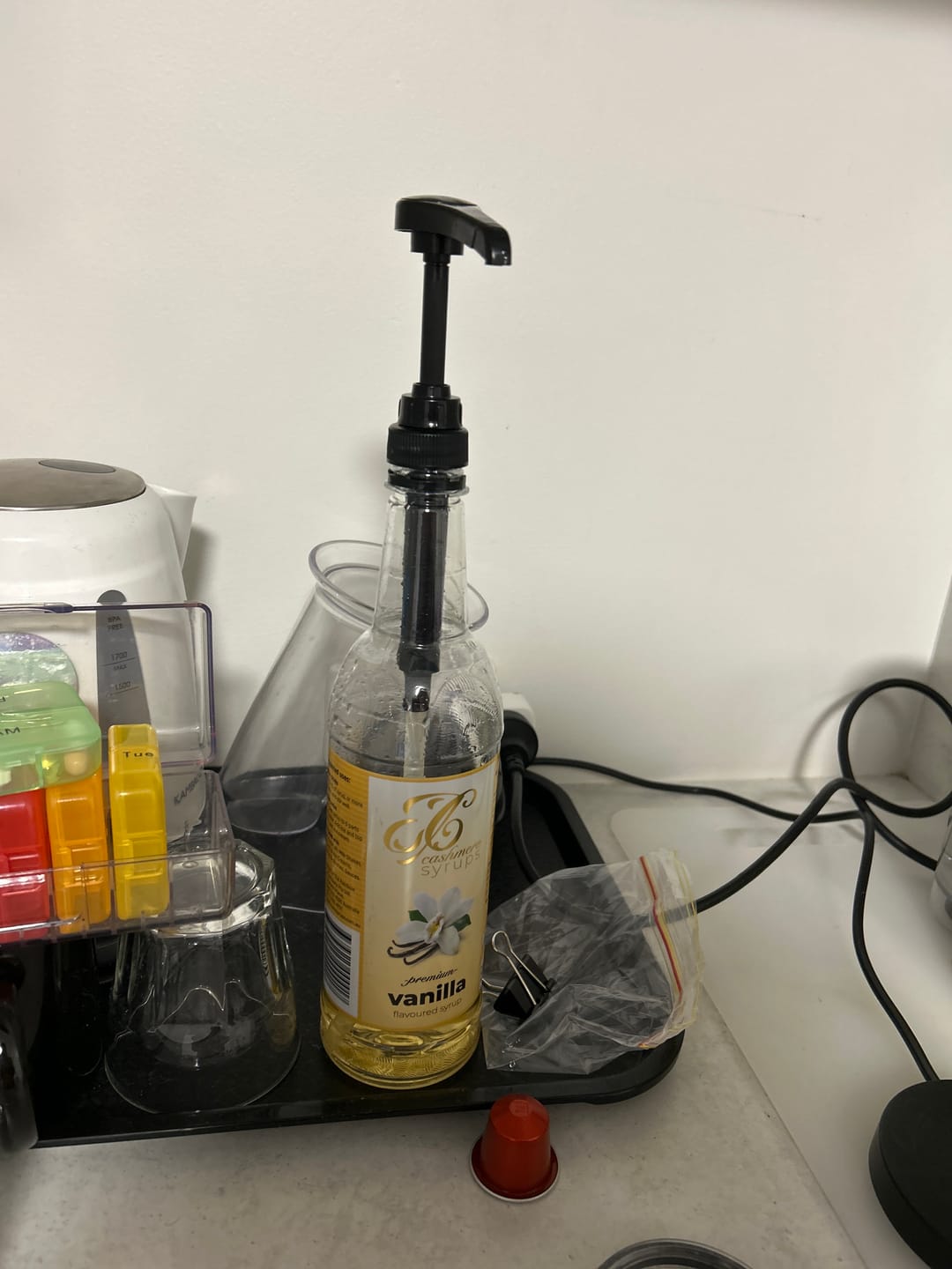 Customer photo review of Syrup Pump for 750mL Bottle