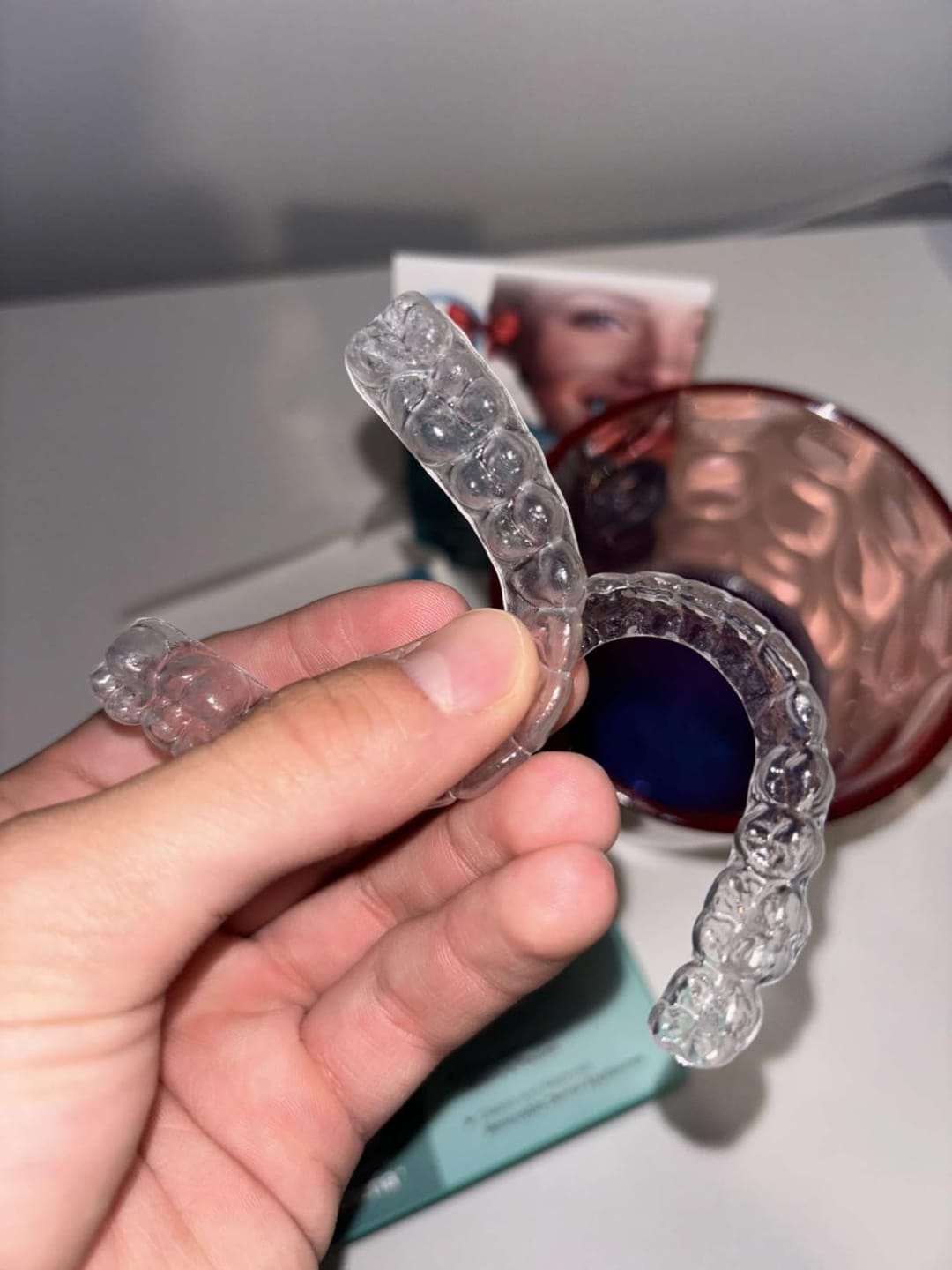 Customer photo review of Daily Retainer & Aligner Cleaner Tablets mint scented