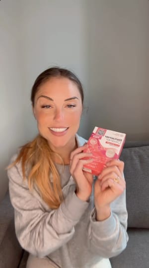 Customer photo review of Daily Retainer & Aligner Cleaner Tablets Mint-Scented | No DYE