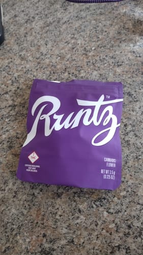 Customer photo review of 3.5g THC-A WHITE RUNTZ FLOWER HYBRID