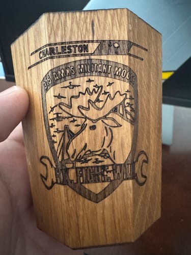 Customer photo review of Whiskey Grail (CUSTOM FRONT & BACK)