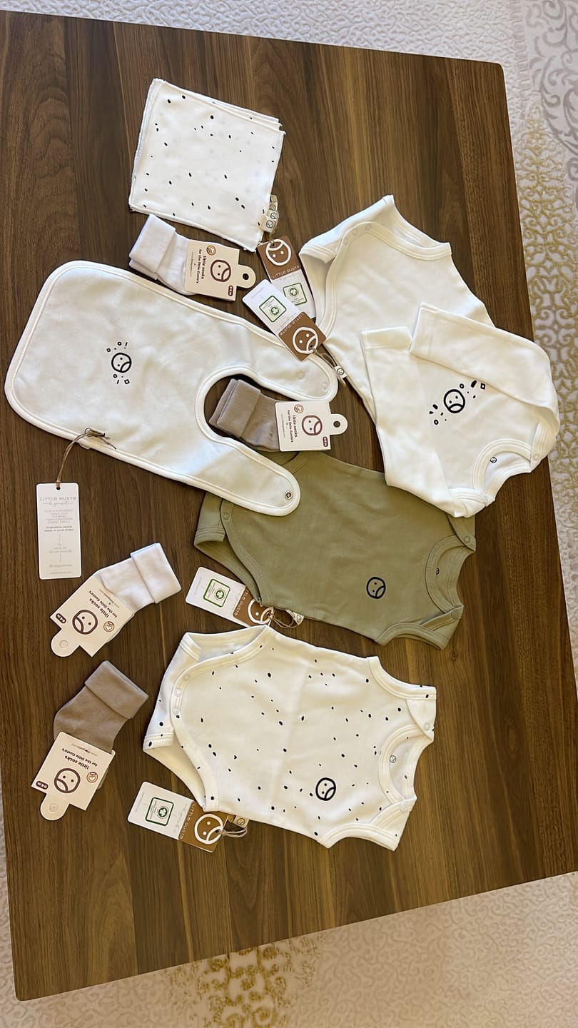 Customer photo review of Ayarlanabilir Çıtçıtlı Atlet Cosmos Beyaz Organik Pamuk