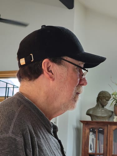 Customer photo review of Big Structured Baseball Corduroy Cap