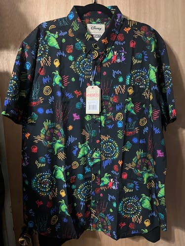 Customer photo review of Disney Tim Burton's The Nightmare Before Christmas "Oogie's Turn to Boogie" – KUNUFLEX Short Sleeve Shirt