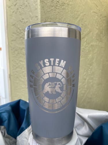 Customer photo review of (6 Pieces) Custom Laser Engraved - 20oz Tumblers