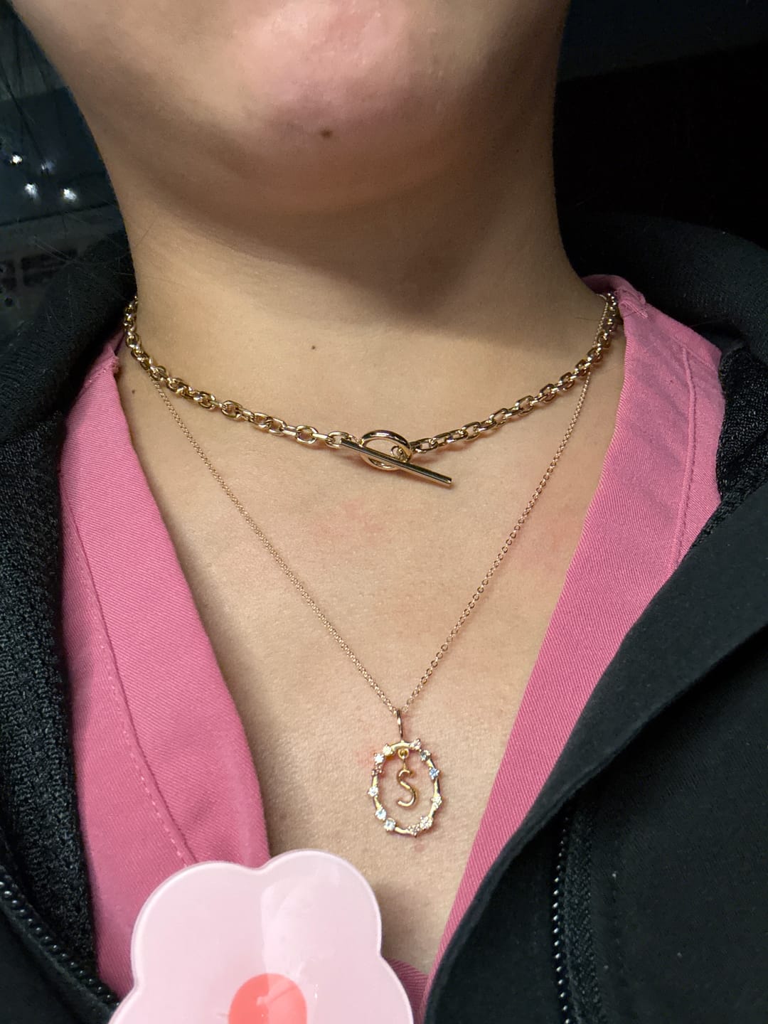 Customer photo review of Cuban Choker Necklace