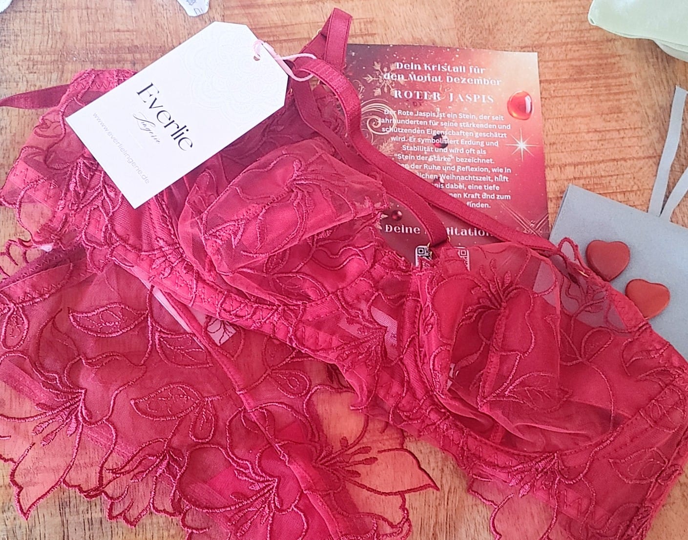 Customer photo review of RUBY RED SET ❤️