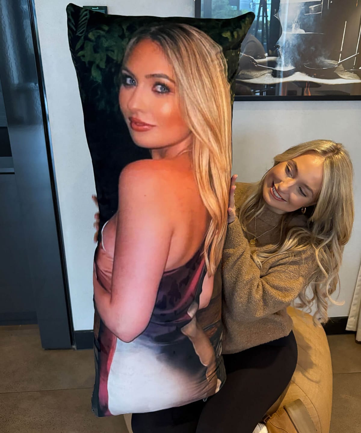 Customer photo review of Photo Pillow Cuddle Buddy - Custom Body Pillow