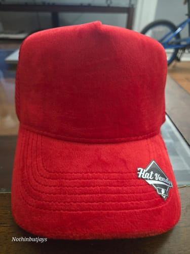 Customer photo review of Velvet Trucker Hat