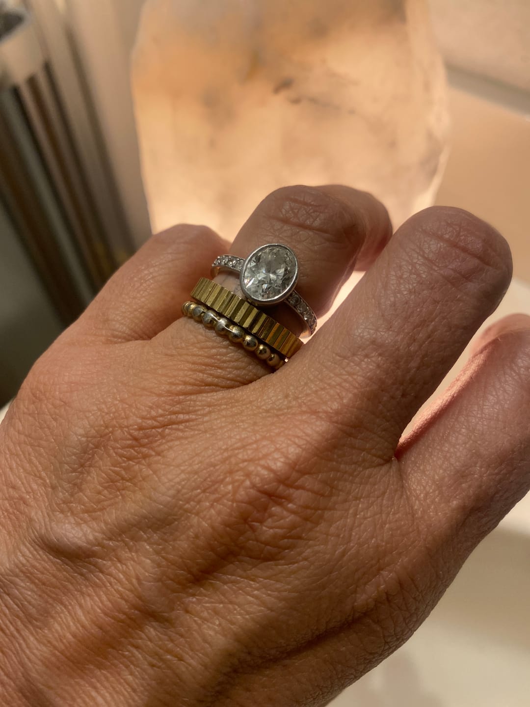 Customer photo review of Mini Pleat Ring