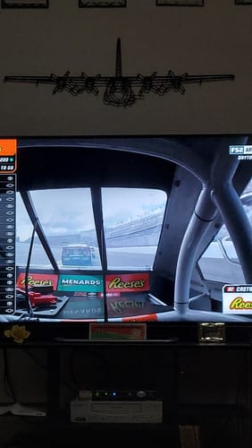 Customer photo review of AC-130U Front Silhouette Metal Wall Art