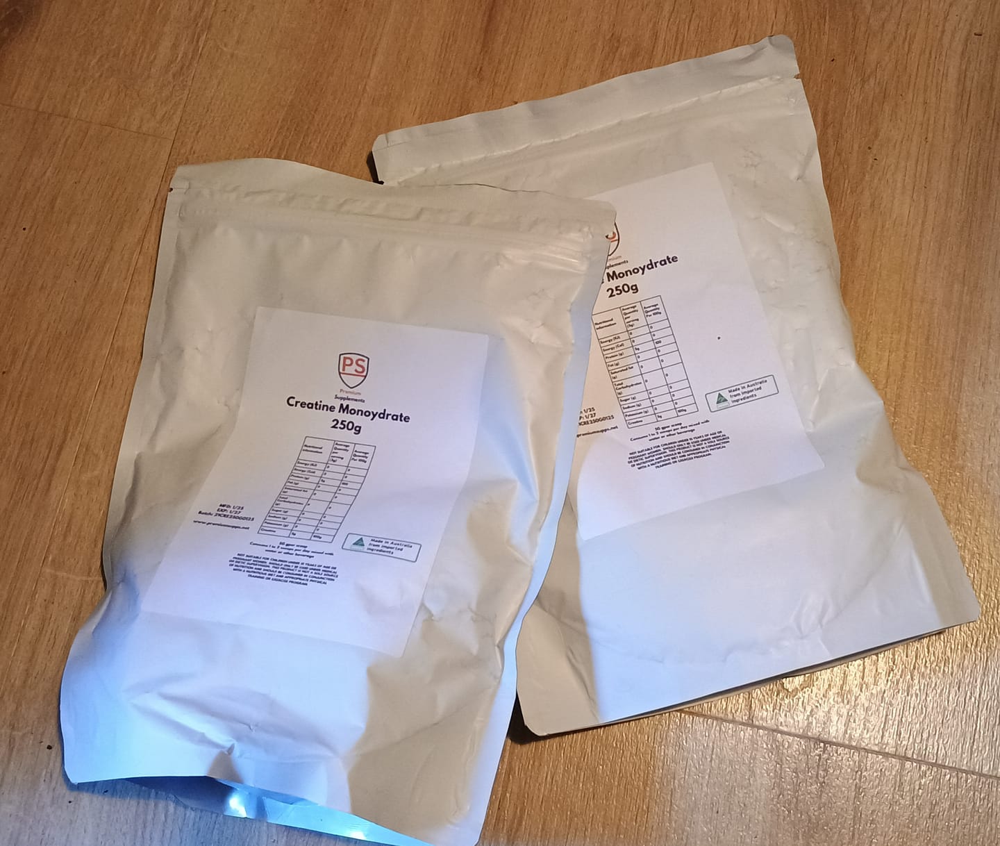 Customer photo review of Micronised Creatine Monohydrate