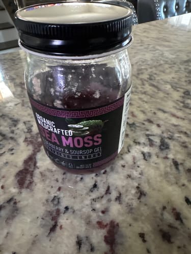 Customer photo review of Elderberry and Soursop Infused Sea Moss Gel