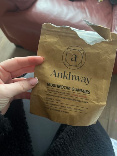 Customer photo review of Mushroom Gummies