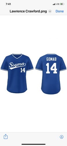 Customer photo review of Custom Orange Black-White Classic Style Authentic Baseball Jersey