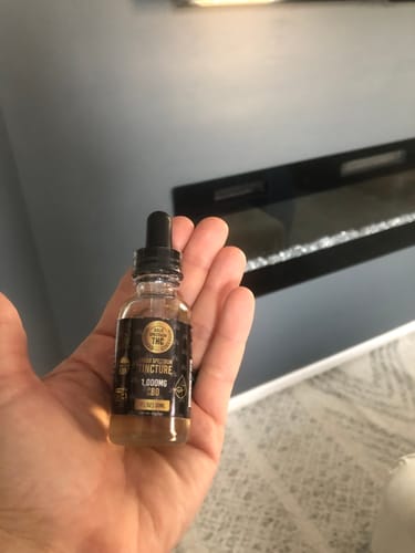 Customer photo review of Gold Spectrum CBD 1,000mg Tincture