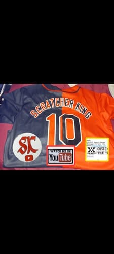 Customer photo review of Custom Purple Black-White Classic Style Authentic Baseball Jersey