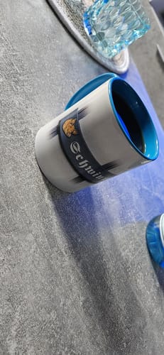 Customer photo review of TassenExpress - Becher Keramik Tasse mit Logo bedruckt 325ml Firmenlogo