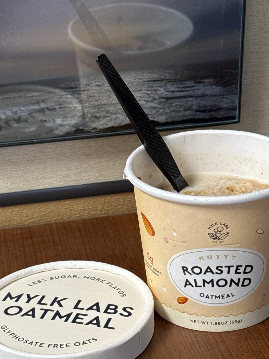 Customer photo review of Roasted Almond Oatmeal
