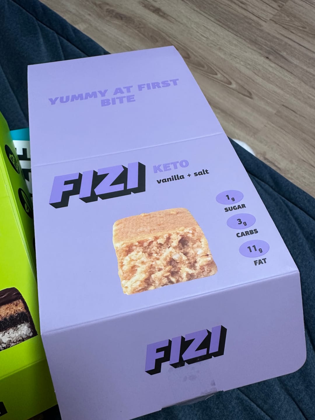 Customer photo review of KETO BATON PROTEINOWY "VANILLA + SALT" 10X45G