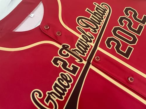 Customer photo review of Custom Cream Navy-Gold Classic Style Authentic Baseball Jersey