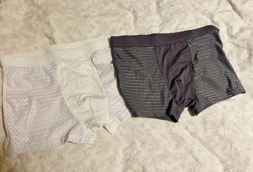 Kundenbewertung mit Foto zu Boxershorts - Premium Eisseide