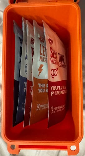 Customer photo review of MCRO Edibles Bundle - 10ct of each Blend