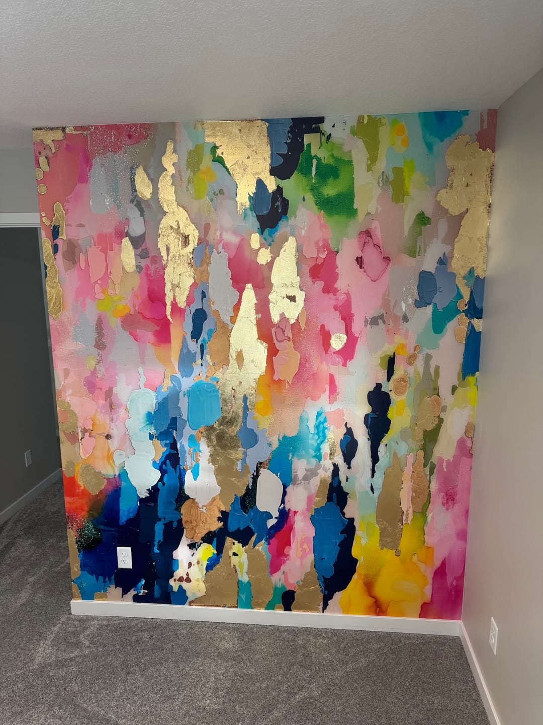 Customer photo review of "Sprinkles" Oversized Wall Mural