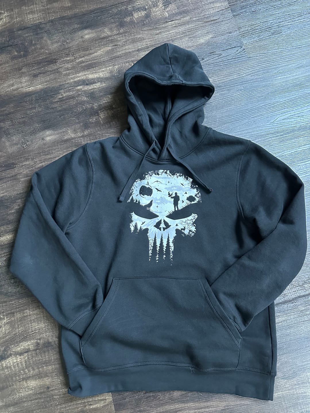 Customer photo review of Nature Skull  - Bio Unisex Hoodie (BASIC)