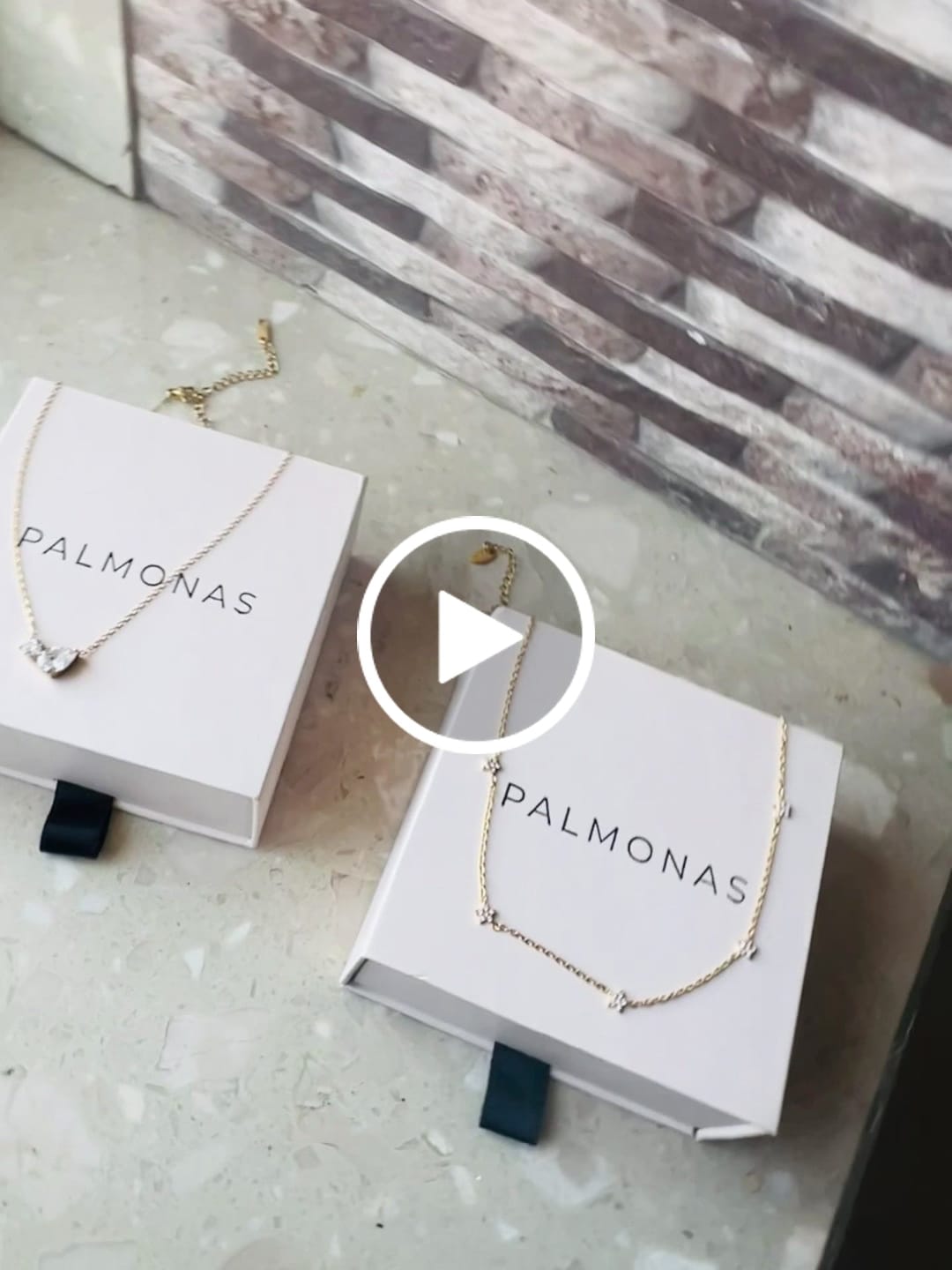 Customer video review of Double Drop Delicacy Gold Chain Necklace