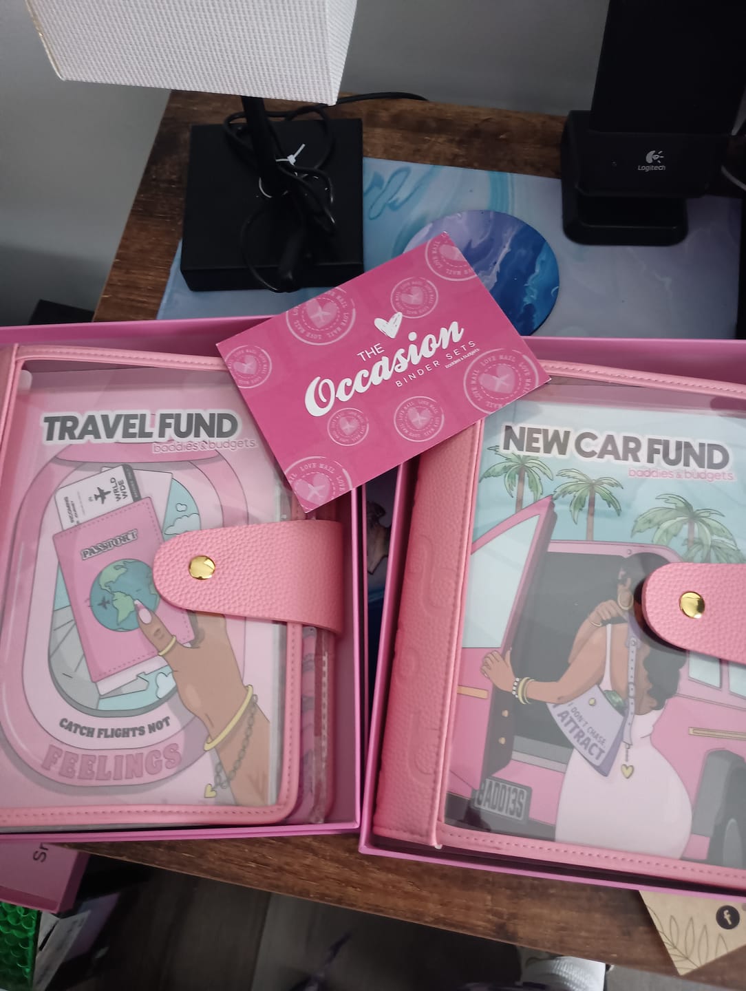 Customer photo review of Travel Savings & Planner Set